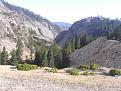 Bear lake dam, back side.